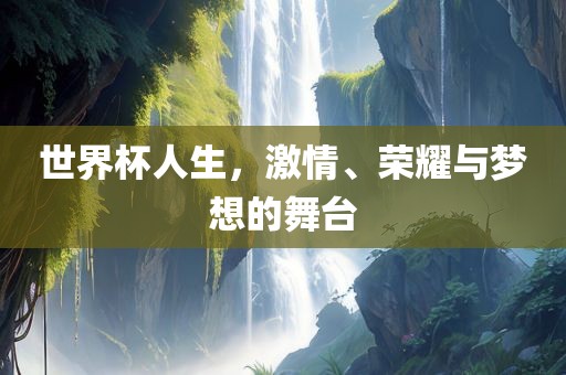 世界杯人生，激情、荣耀与梦想的舞台