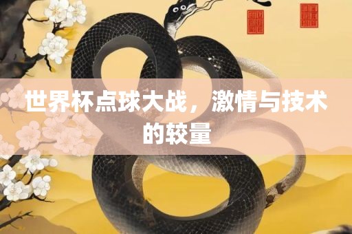 世界杯点球大战，激情与技术的较量