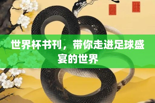 世界杯书刊，带你走进足球盛宴的世界