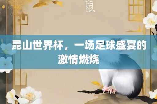 昆山世界杯，一场足球盛宴的激情燃烧