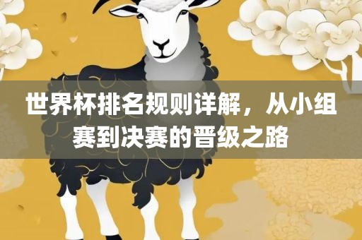 世界杯排名规则详解，从小组赛到决赛的晋级之路