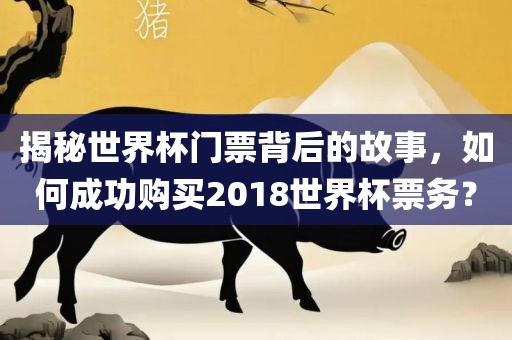 揭秘世界杯门票背后的故事，如何成功购买2018世界杯票务？
