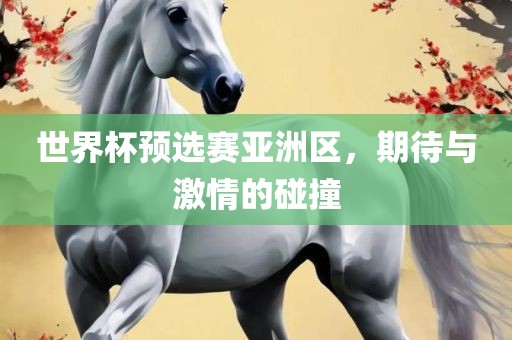 世界杯预选赛亚洲区，期待与激情的碰撞