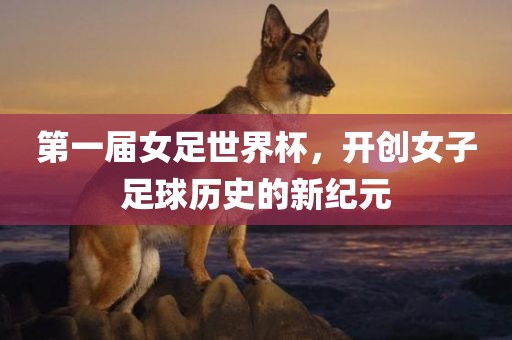 第一届女足世界杯，开创女子足球历史的新纪元