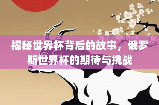 揭秘世界杯背后的故事，俄罗斯世界杯的期待与挑战