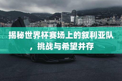 揭秘世界杯赛场上的叙利亚队，挑战与希望并存