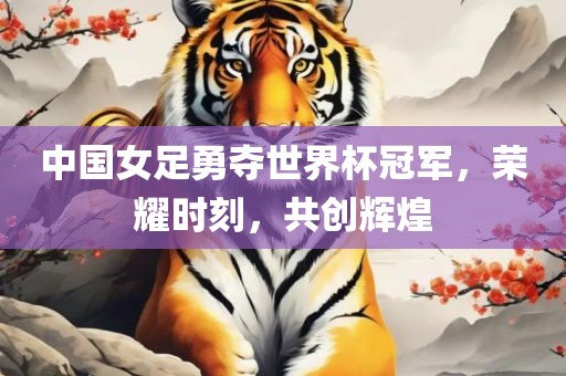 中国女足勇夺世界杯冠军，荣耀时刻，共创辉煌