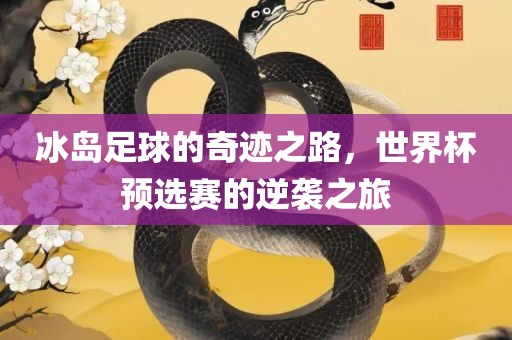 冰岛足球的奇迹之路，世界杯预选赛的逆袭之旅