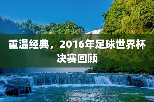 重温经典，2016年足球世界杯决赛回顾