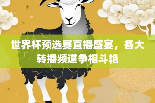 世界杯预选赛直播盛宴，各大转播频道争相斗艳