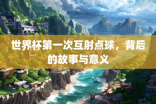 世界杯第一次互射点球，背后的故事与意义