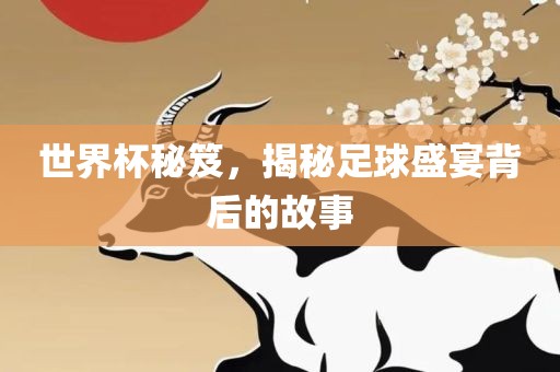 世界杯秘笈，揭秘足球盛宴背后的故事