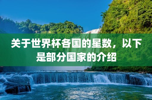 关于世界杯各国的星数，以下是部分国家的介绍