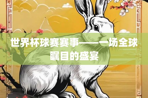 世界杯球赛赛事——一场全球瞩目的盛宴