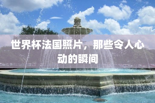 世界杯法国照片，那些令人心动的瞬间