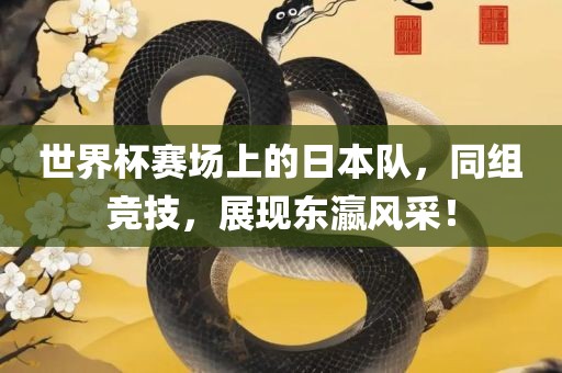 世界杯赛场上的日本队，同组竞技，展现东瀛风采！