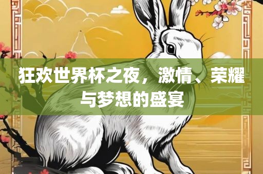 狂欢世界杯之夜，激情、荣耀与梦想的盛宴