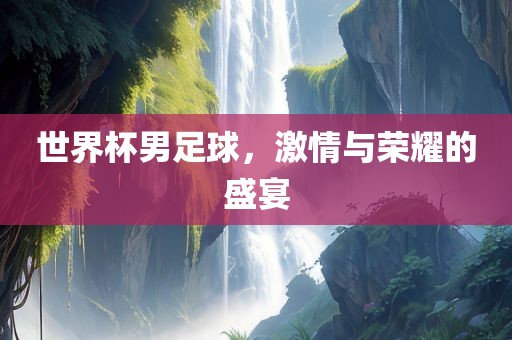 世界杯男足球，激情与荣耀的盛宴