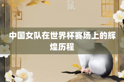 中国女队在世界杯赛场上的辉煌历程