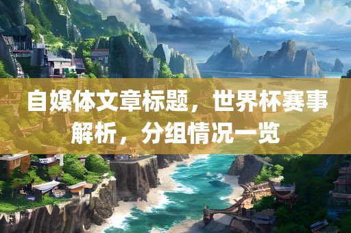 自媒体文章标题，世界杯赛事解析，分组情况一览