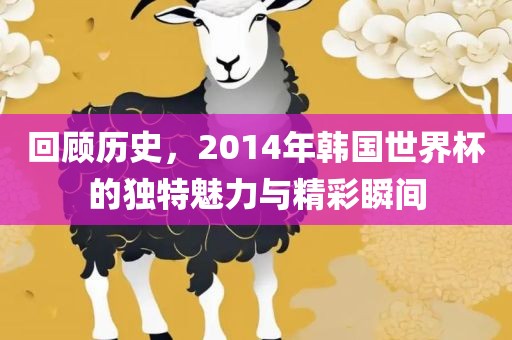回顾历史，2014年韩国世界杯的独特魅力与精彩瞬间