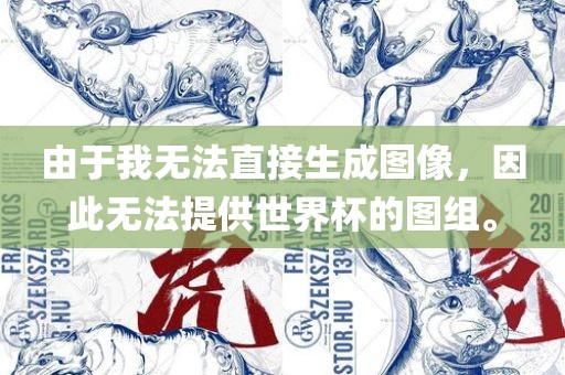 由于我无法直接生成图像，因此无法提供世界杯的图组。