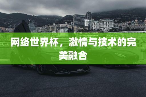 网络世界杯，激情与技术的完美融合