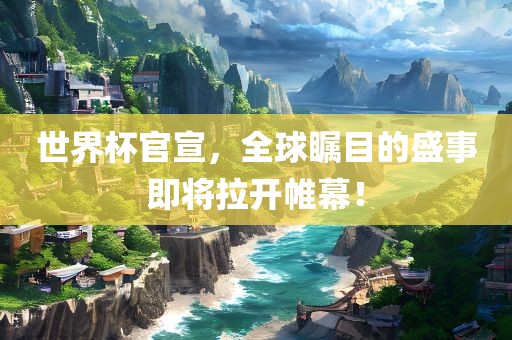 世界杯官宣，全球瞩目的盛事即将拉开帷幕！