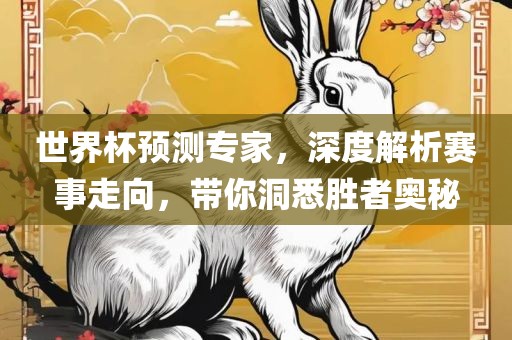 世界杯预测专家，深度解析赛事走向，带你洞悉胜者奥秘