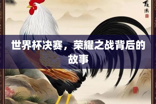 世界杯决赛，荣耀之战背后的故事