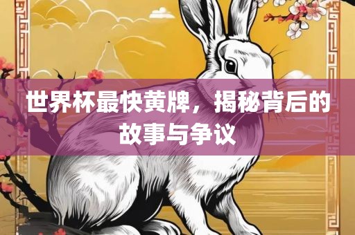 世界杯最快黄牌，揭秘背后的故事与争议