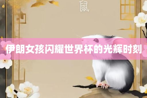 伊朗女孩闪耀世界杯的光辉时刻