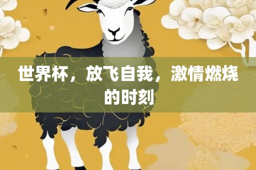 世界杯，放飞自我，激情燃烧的时刻