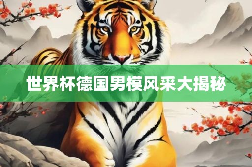 世界杯德国男模风采大揭秘