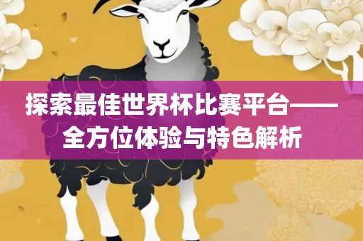 探索最佳世界杯比赛平台——全方位体验与特色解析