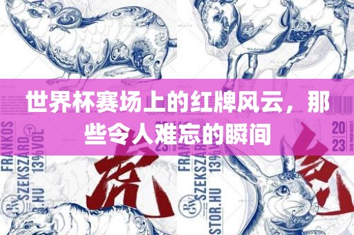 世界杯赛场上的红牌风云，那些令人难忘的瞬间