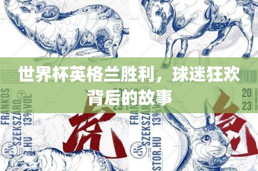 世界杯英格兰胜利，球迷狂欢背后的故事