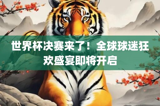 世界杯决赛来了！全球球迷狂欢盛宴即将开启