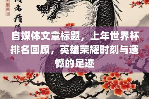 自媒体文章标题，上年世界杯排名回顾，英雄荣耀时刻与遗憾的足迹
