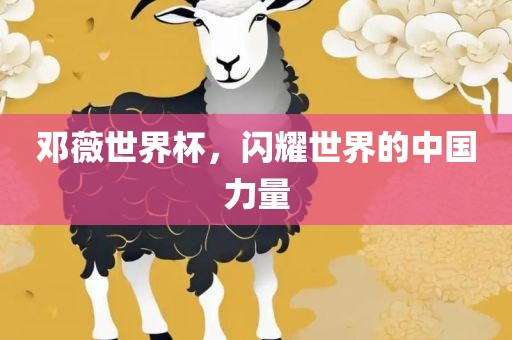 邓薇世界杯，闪耀世界的中国力量