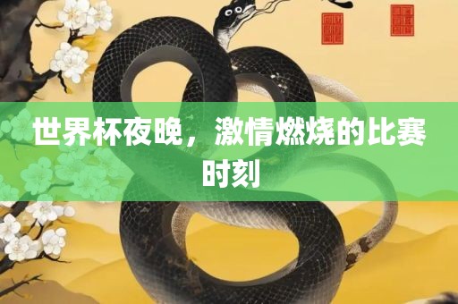 世界杯夜晚，激情燃烧的比赛时刻