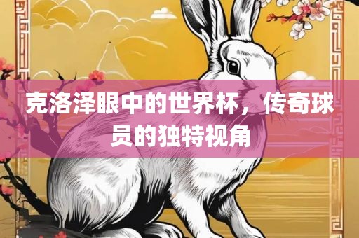 克洛泽眼中的世界杯，传奇球员的独特视角