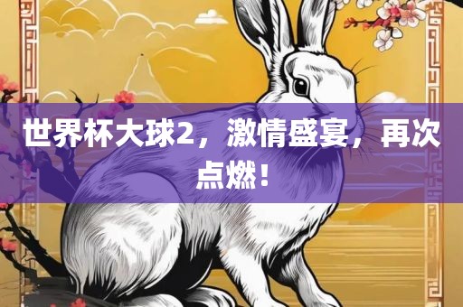 世界杯大球2，激情盛宴，再次点燃！