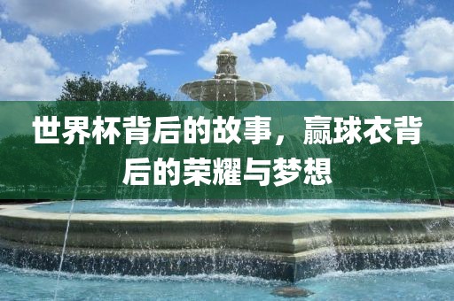 世界杯背后的故事，赢球衣背后的荣耀与梦想