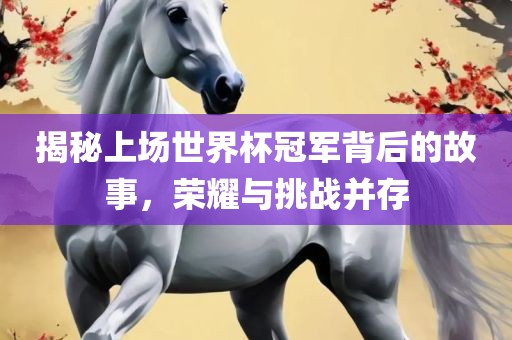 揭秘上场世界杯冠军背后的故事，荣耀与挑战并存