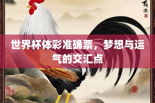 世界杯体彩准确票，梦想与运气的交汇点